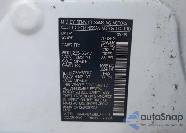 KNMAT2MT2JP597513: 43912030