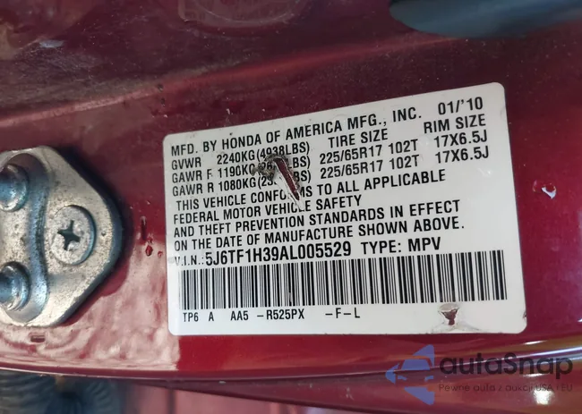 5J6TF1H39AL005529: 43912059