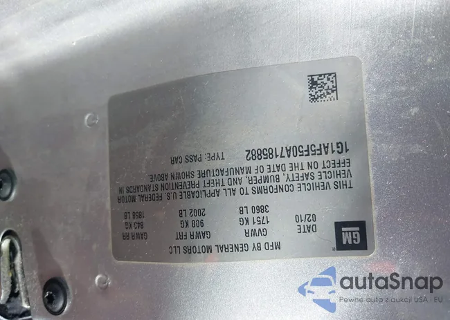 1G1AF5F50A7185882: 43912109