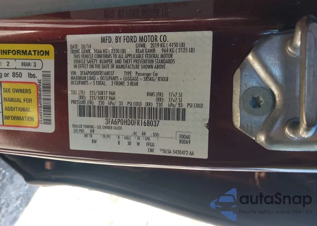 3FA6P0HD0FR168037: 43912247