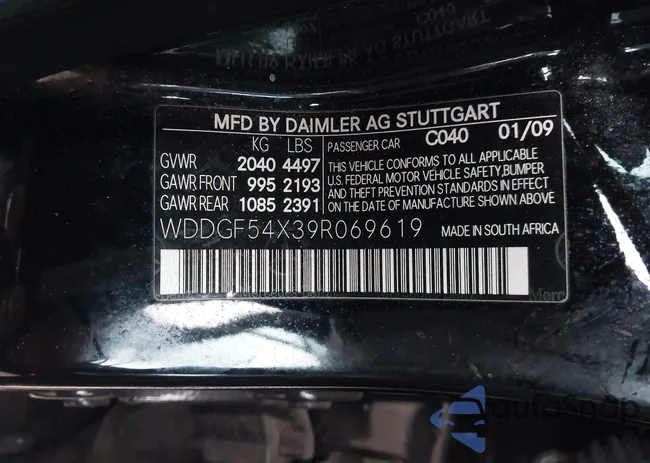 WDDGF54X39R069619: 43912343