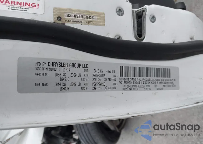 1C4NJPBB9FD191297: 43911825