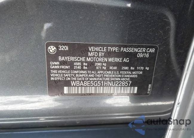 WBA8E5G51HNU22857: 43912793