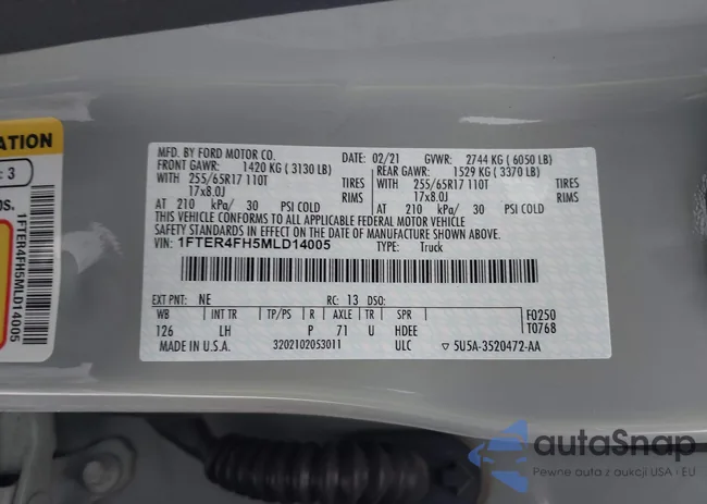 1FTER4FH5MLD14005: 43912953