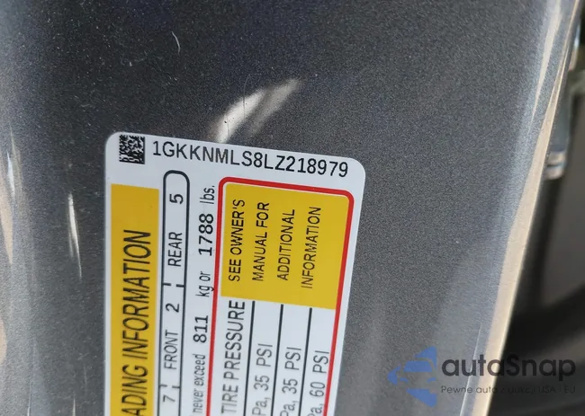 1GKKNMLS8LZ218979: 43913020