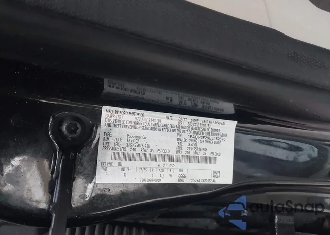 1FADP3F29EL152670: 43913225