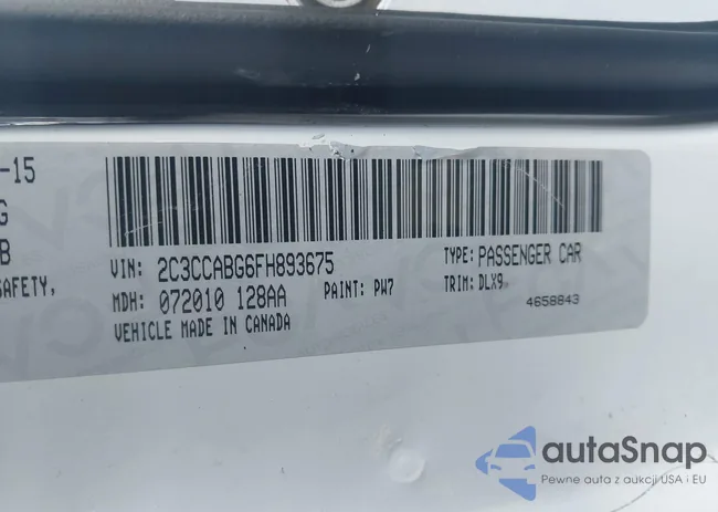 2C3CCABG6FH893675: 43913335