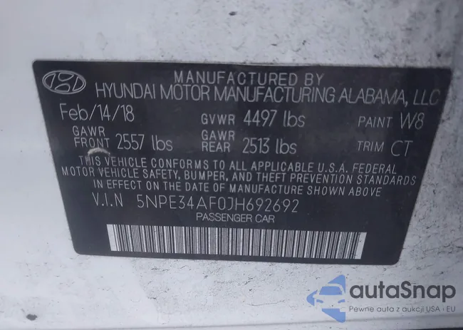 5NPE34AF0JH692692: 43912392