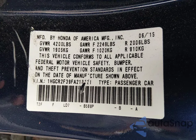 1HGCR2F39FA218121: 43912517