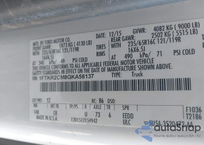 1FTKR2CM8GKA58137: 43913809