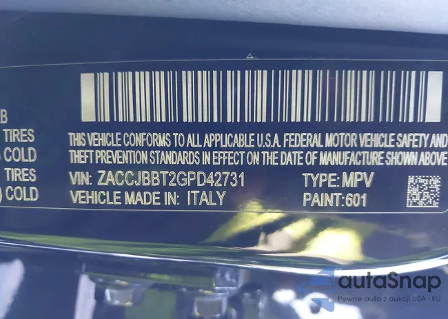 ZACCJBBT2GPD42731: 43913882