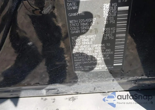 KNMAT2MV5JP526145: 43913920