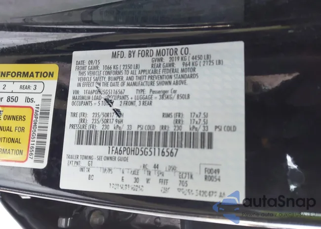 1FA6P0HD5G5116567: 43913927