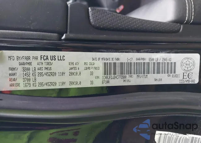 1C4RJFDJ2HC773900: 43914014