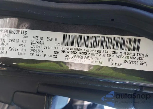 1C4PJMDS1EW200307: 43914164