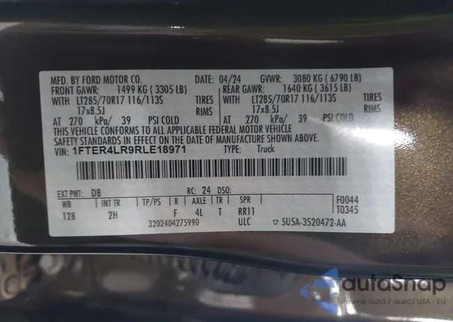 1FTER4LR9RLE18971: 43914171