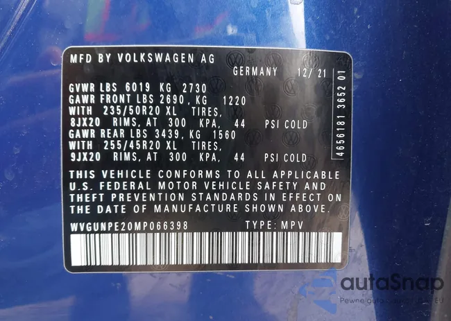 WVGUNPE20MP066398: 43914181