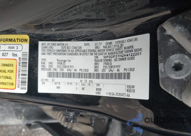 WF0DP3TH2H4122201: 43914209