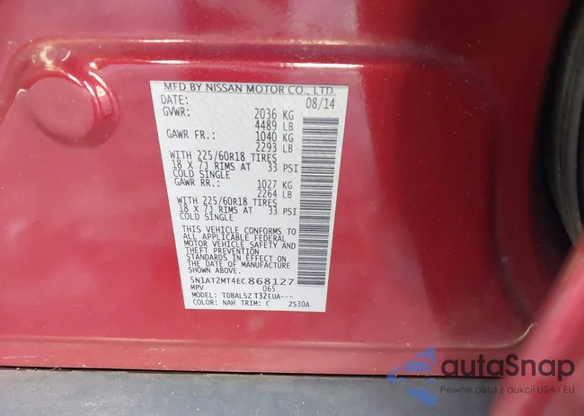 5N1AT2MT4EC868127: 43914255