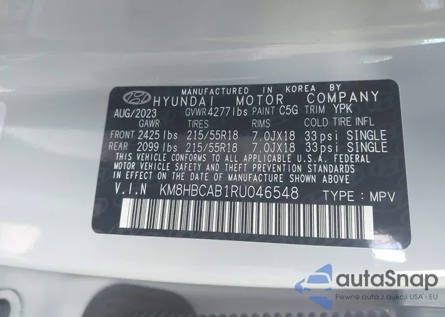 KM8HBCAB1RU046548: 43914369