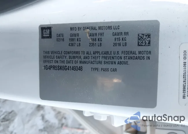 1G4PR5SK6G4149348: 43913438