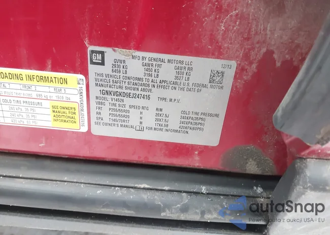 1GNKVGKD9EJ247416: 43913557