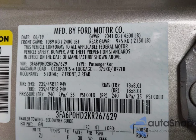 3FA6P0HD2KR267629: 43913626