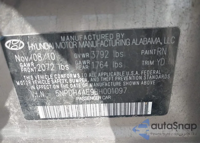 5NPDH4AE9BH001097: 43913783