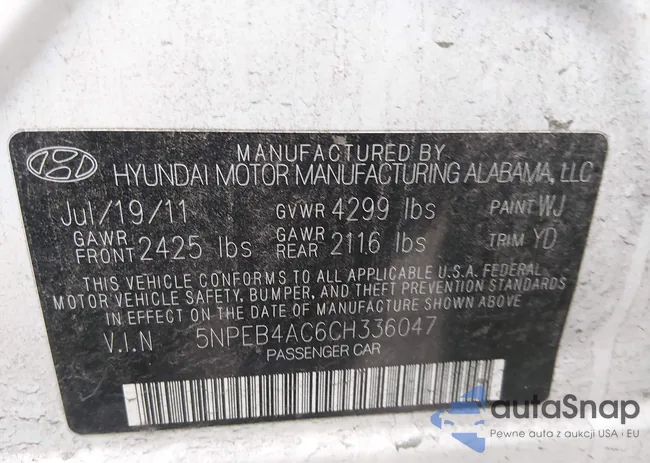 5NPEB4AC6CH336047: 43914966