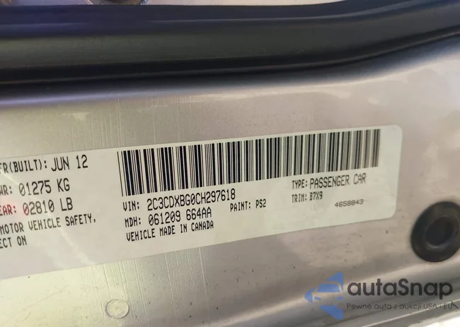 2C3CDXBG0CH297618: 43914999