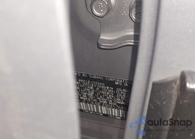 JF2SKAMC4NH457689: 43915091