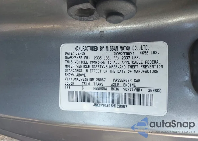 JNKCV64E18M128967: 43915097