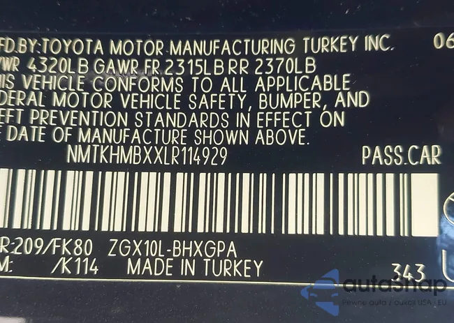 NMTKHMBXXLR114929: 43915366