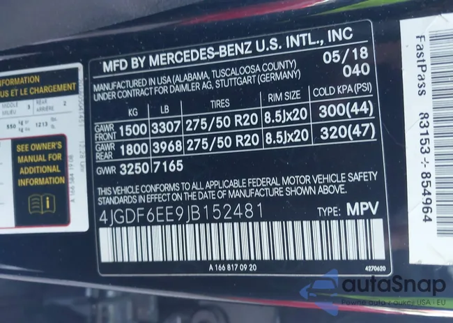 4JGDF6EE9JB152481: 43914422