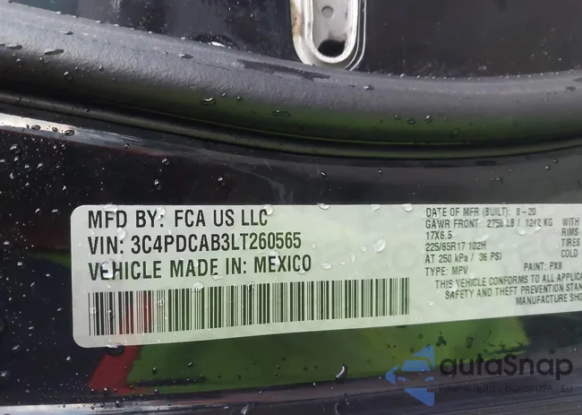 3C4PDCAB3LT260565: 43914510