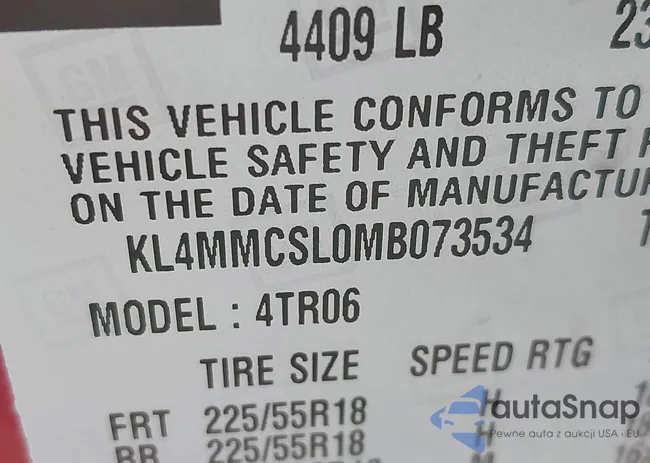 KL4MMCSL0MB073534: 43914602