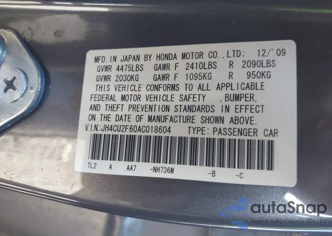 JH4CU2F60AC018604: 43915820