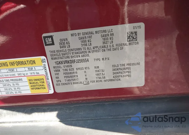 1GKKVRKD8FJ256554: 43916044