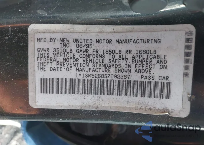 1Y1SK5268SZ092387: 43916073