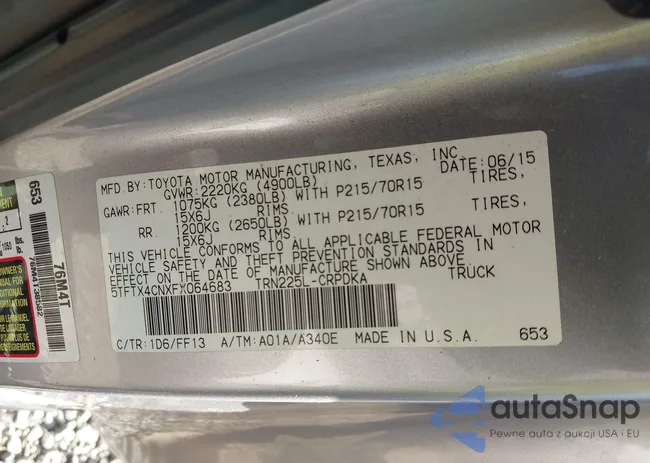 5TFTX4CNXFX064683: 43916138