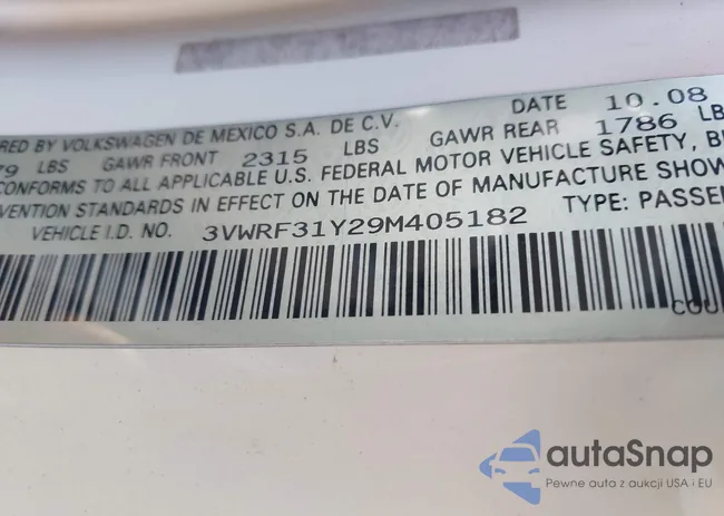 3VWRF31Y29M405182: 43916140