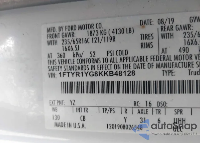 1FTYR1YG8KKB48128: 43916194