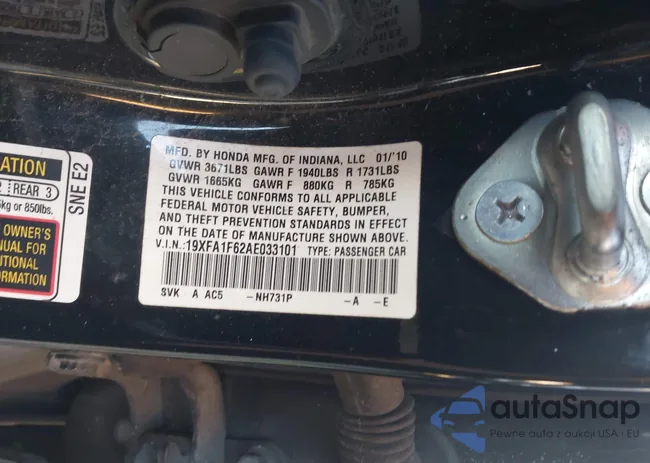 19XFA1F62AE033101: 43916219