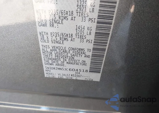 5N1DR2MN5JC604518: 43916274