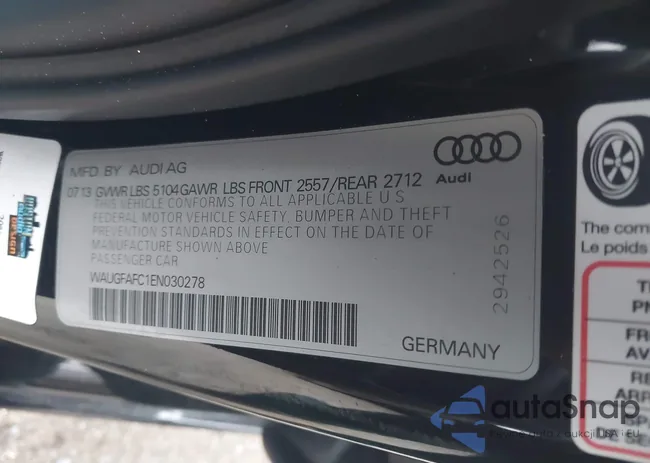 WAUGFAFC1EN030278: 43916343