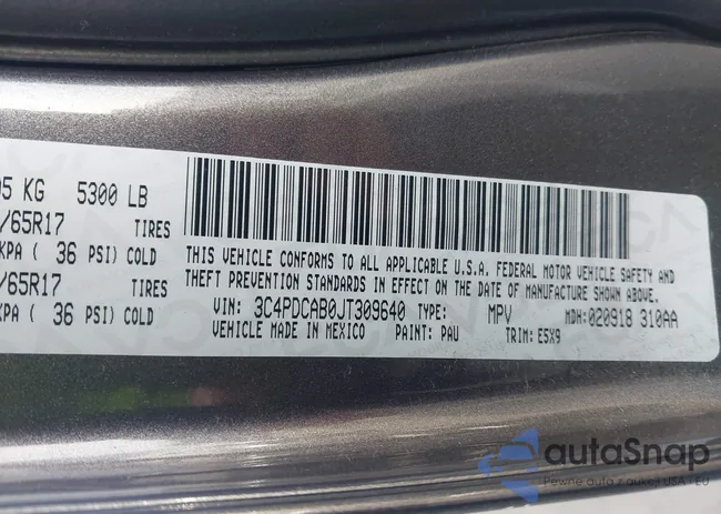 3C4PDCAB0JT309640: 43915747