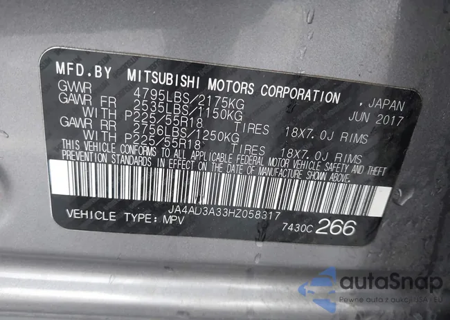 JA4AD3A33HZ058317: 43916808