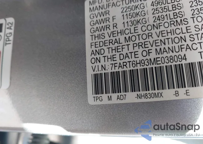 7FART6H93ME038094: 43916901