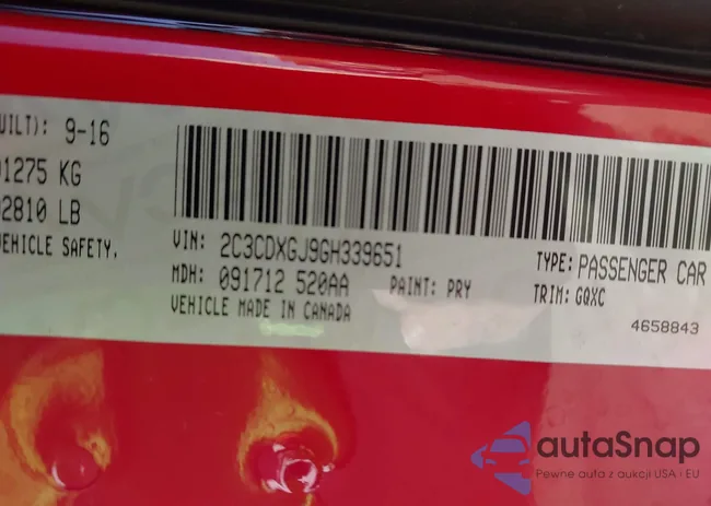 2C3CDXGJ9GH339651: 43916984