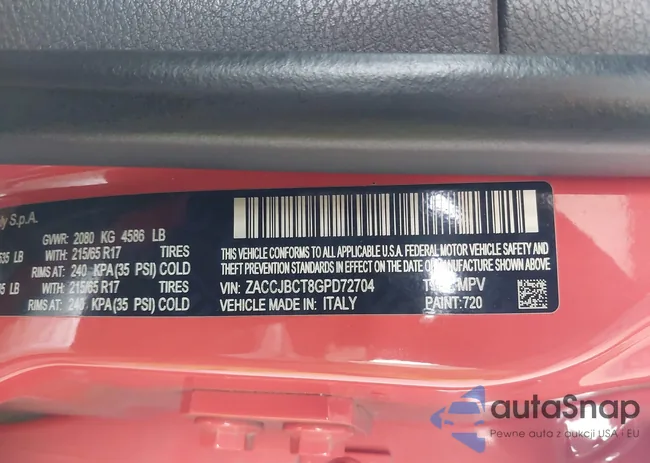 ZACCJBCT8GPD72704: 43917110